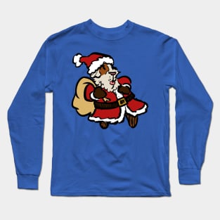 Santa Guinea Pig Long Sleeve T-Shirt